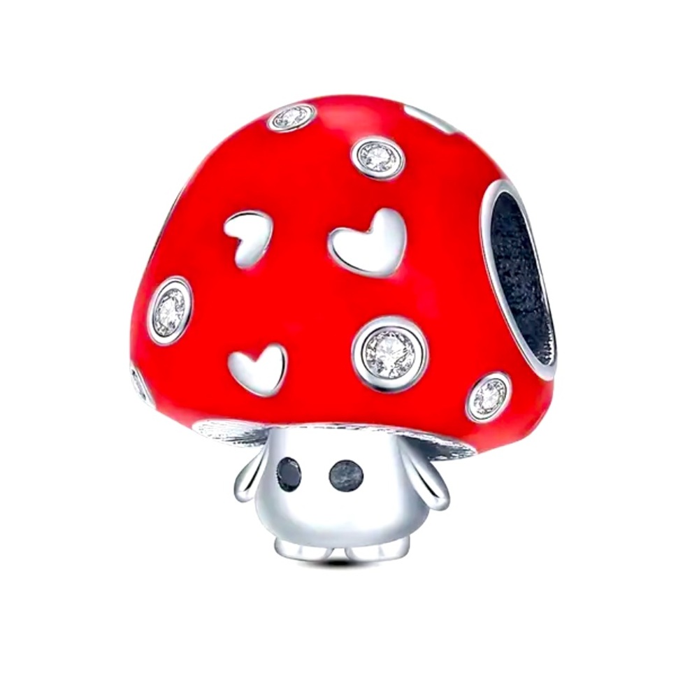 Toadstool Love Charm Pandora Style